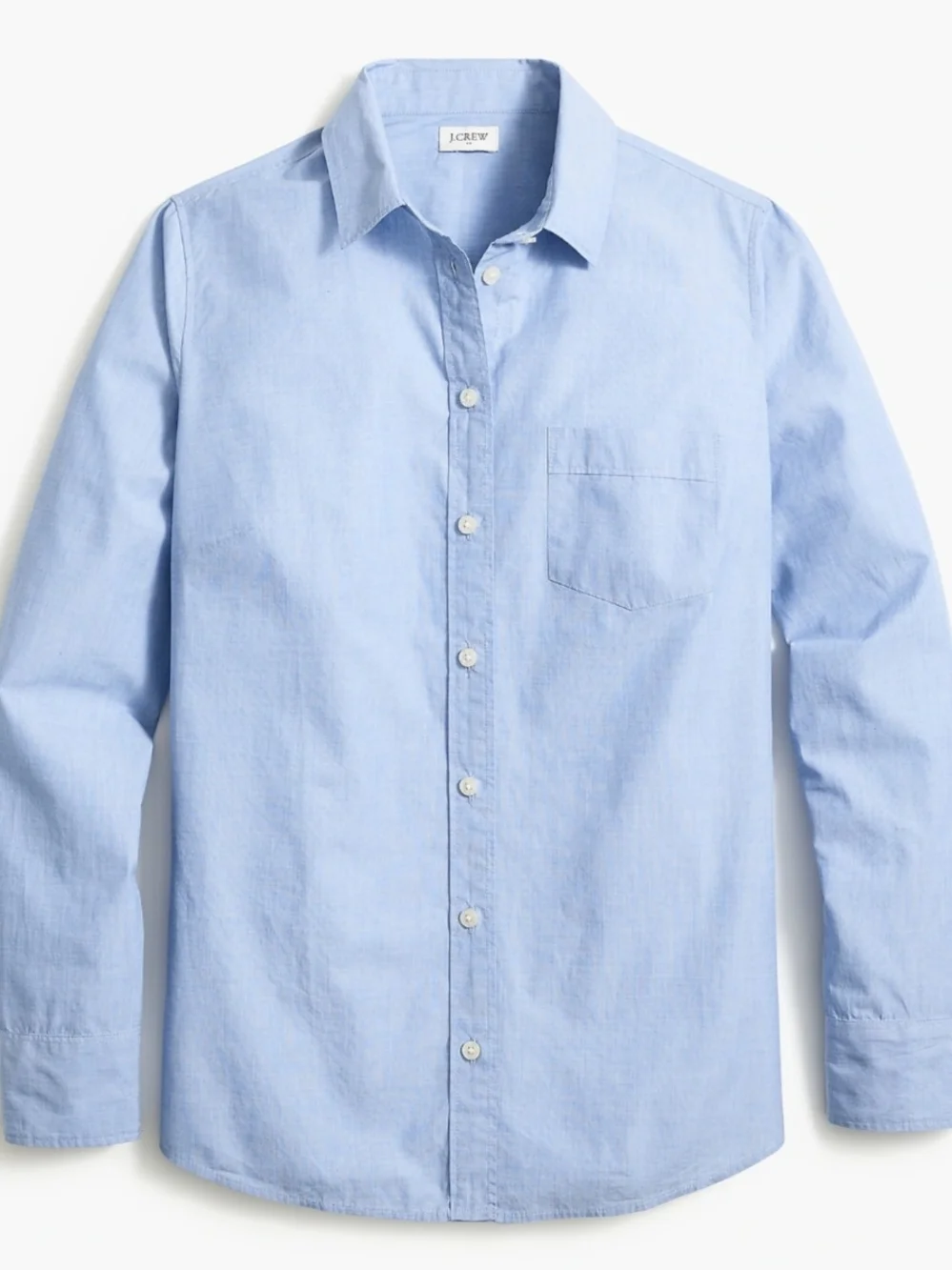 J. Crew Light Blue Women's Button-Down Shirt